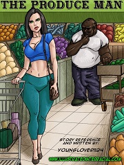 Illustrated Interracial- The Produce Man