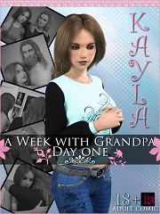 3DRComics- Kayla in A Week with Grandpa- Day One