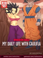 AxlexCima- My daily life with Caulifla- (Dragon Ball Super)