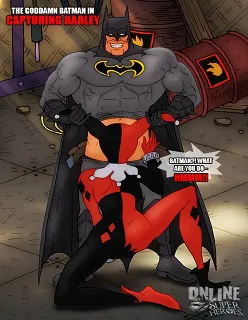 Capturing Harley- Batman- By MegaHero