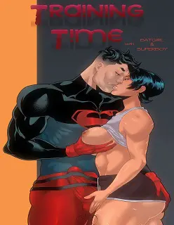 Ashino Art- Batgirl & Superboy- Young Justice