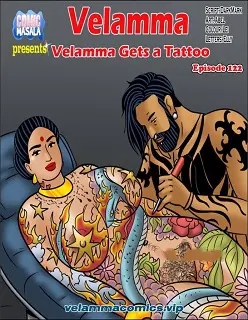 Velamma Chapter 122- Velamma Gets a Tatoo