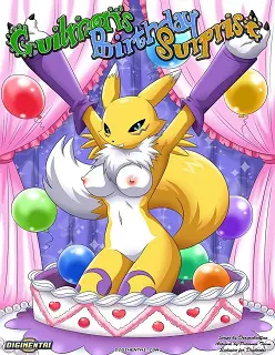 Palcomix- Guilmon’s Birthday Surprise- Digimon Tamers