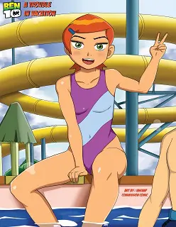 VN Simp- A Trouble In Vacation- (Ben 10)