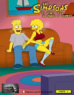 The XXX Video of Marge and Homer- [Ferozyraptor]