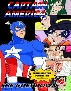 Captain America- She Goes Down- [Thathornybastard]