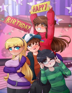 Birthday Pines- [Gravity Falls]- ElChasconsito