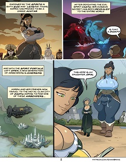 EmmaBrave- Korra Book Tree- (The Legend of Korra)- Caiman2